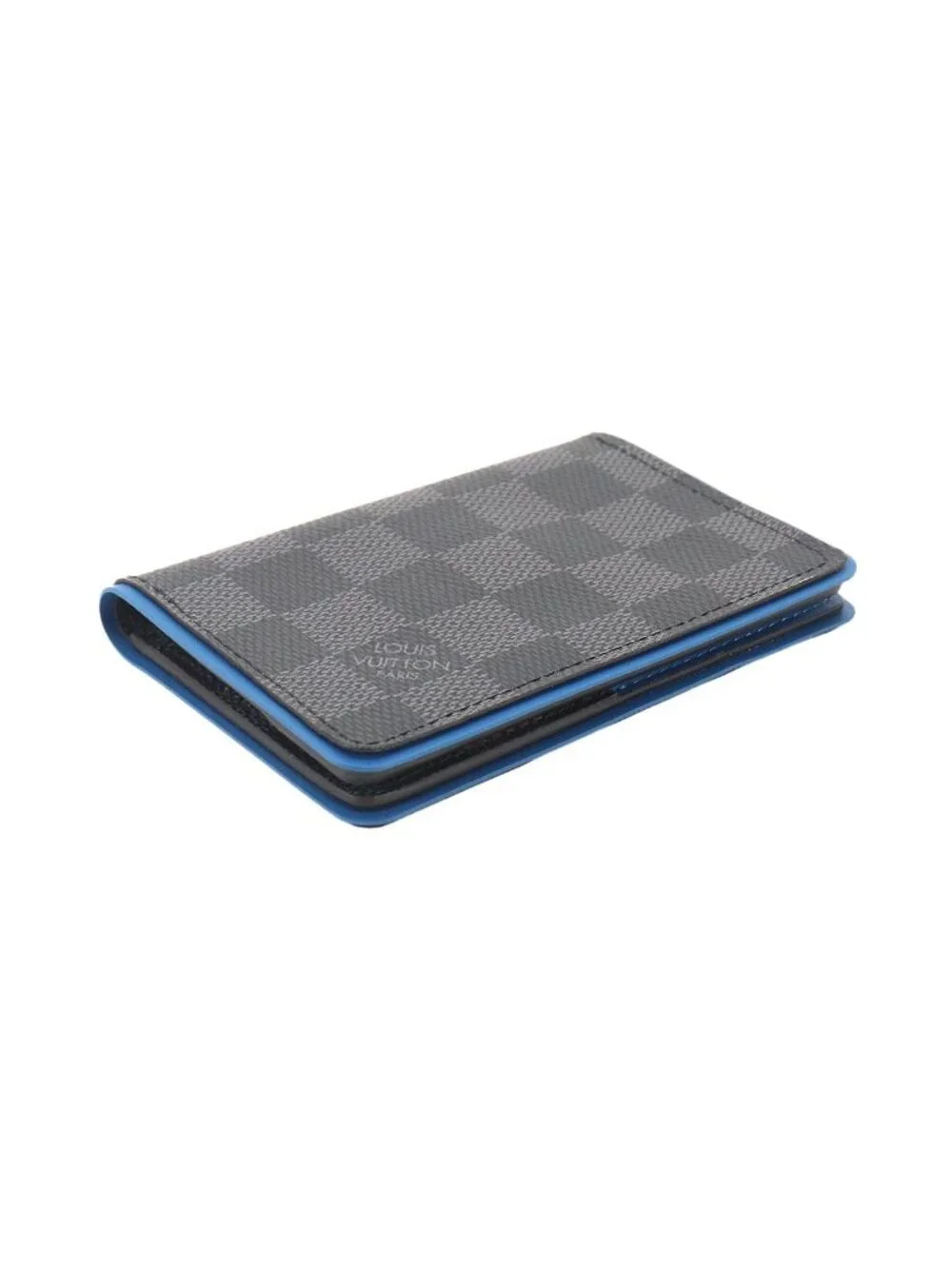 Louis Vuitton Damier Graphite gunizer Posh Card Case Black